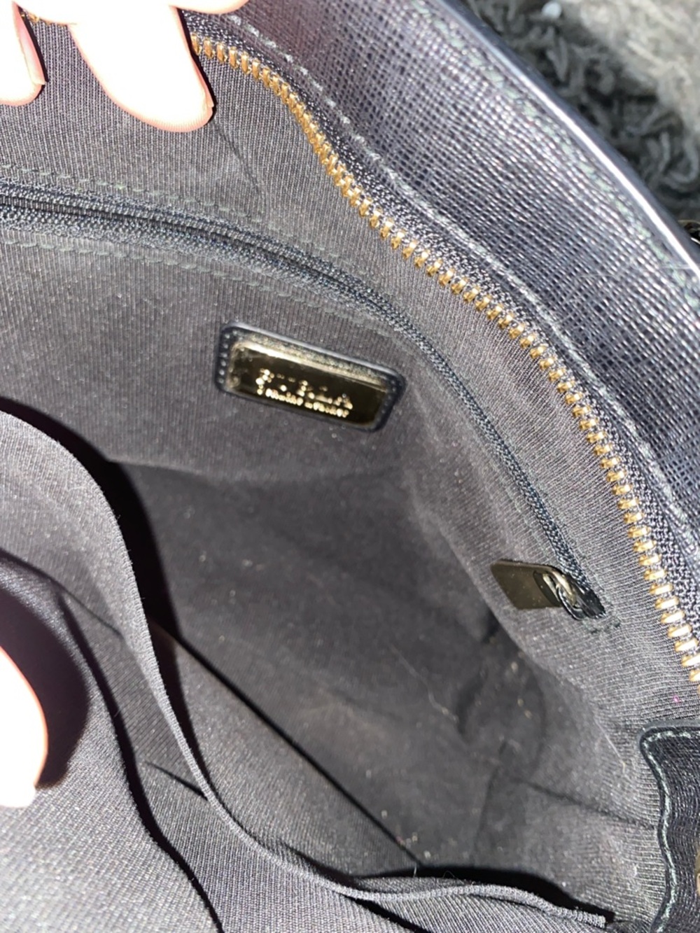 Furla Black Leather Mini Crossbody with Gold Hardware - Picture 4 of 8